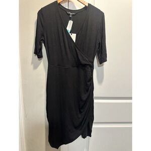 41 Hawthorn NWT Black Wrap Dress Size Medium